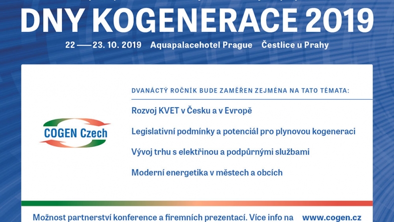 Pozvánka na Dny kogenerace 2019