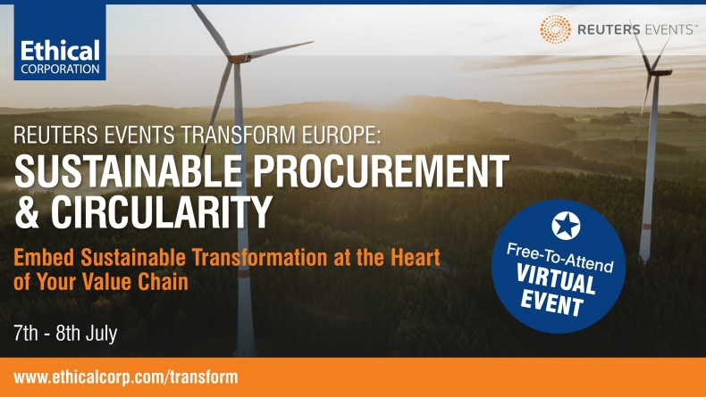 Virtual Reuters Events Transform Europe: Sustainable Procurement & Circularity