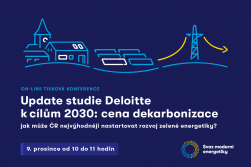 ON-LINE TK: Update studie Deloitte k cílům 2030: cena dekarbonizace – jak může ČR nejvýhodněji nastartovat rozvoj zelené energetiky?