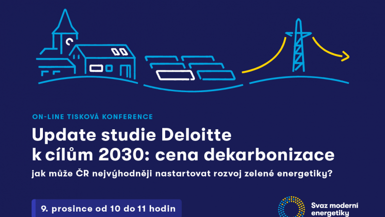 ON-LINE TK: Update studie Deloitte k cílům 2030: cena dekarbonizace – jak může ČR nejvýhodněji nastartovat rozvoj zelené energetiky?