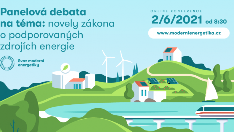 Panelová debata: Proměna české energetiky – příležitosti a souvislosti novely zákona o podporovaných zdrojích energie.
