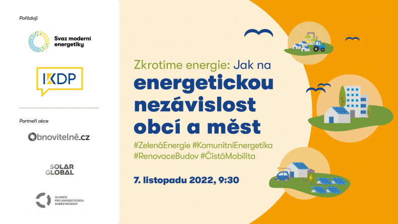 V listopadu proběhla konference na téma Zkrotíme energie – jak na energetickou nezávislost obcí a měst