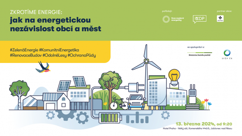 Konference Zkrotíme energie: jak na energetickou nezávislost obcí a měst – Jablonec nad Nisou