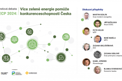 Panelová debata NECP 2024: Více zelené energie pomůže konkurenceschopnosti Česka